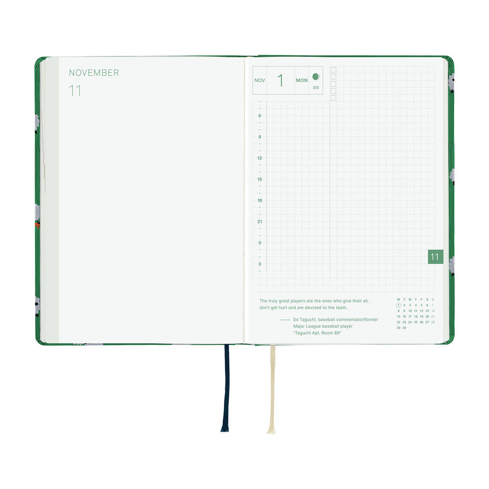 2027 Hobonichi HON Bow & Tie: Sheep Sheep Sheep《ENG/A6/Daily/Jan start/Mon start》