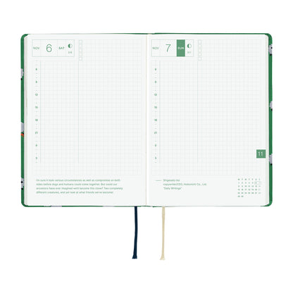 2027 Hobonichi HON Bow & Tie: Sheep Sheep Sheep《ENG/A6/Daily/Jan start/Mon start》