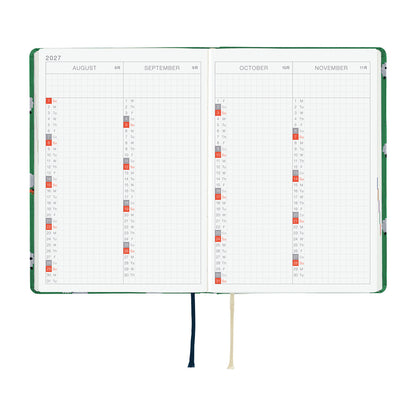 2027 Hobonichi HON Bow & Tie: Sheep Sheep Sheep《ENG/A6/Daily/Jan start/Mon start》