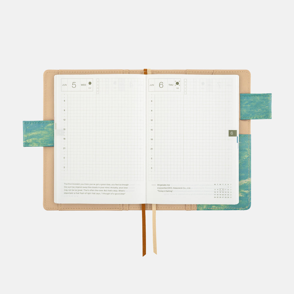 Keiko Shibata: Bread Floating in The Wind · A6 Original Cover for Hobonichi Techo