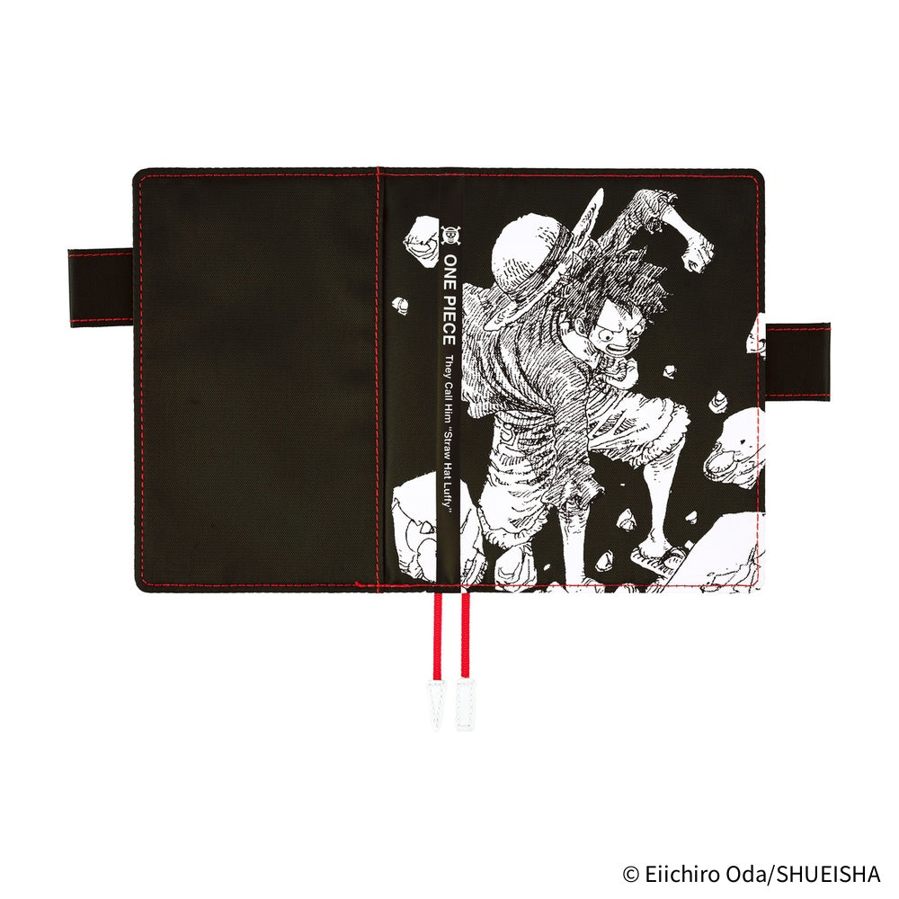 2026 Hobonichi Techo English Original Book + ONE PIECE magazine: Straw Hat Luffy (Black)《January Start | English | A6》