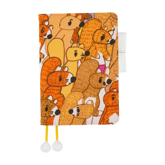 2026 Hobonichi Techo English Original Book +100%ORANGE: Squirrel Squadron《January Start | English | A6》