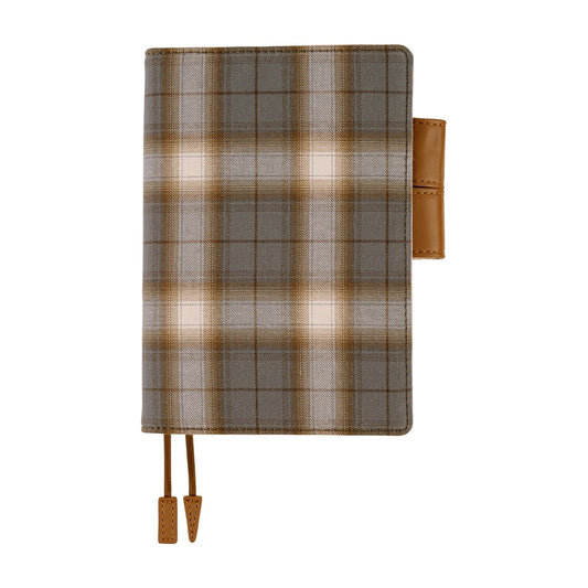 2026 Hobonichi Techo English Original Book + Shirt Fabric: Foggy Plaid《January Start | English | A6》