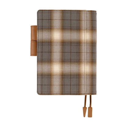 2026 Hobonichi Techo English Original Book + Shirt Fabric: Foggy Plaid《January Start | English | A6》