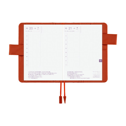 Colors: Bordeaux Teracotta《A6 Hobonichi Original Cover》
