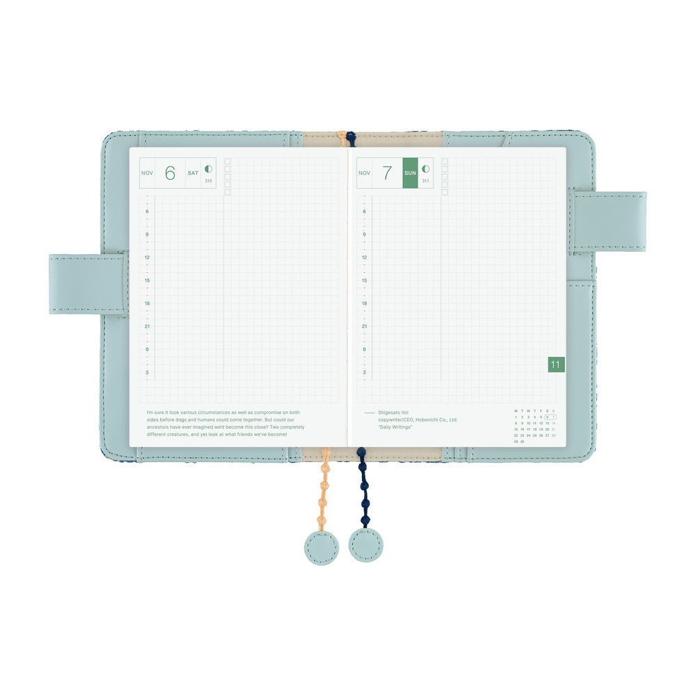 mina perhonen: felice (Blue)《A6 Hobonichi Original Cover》