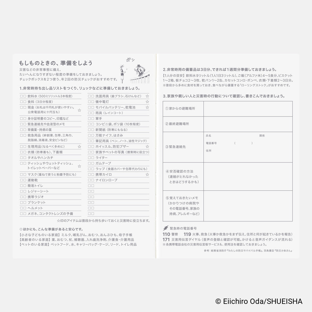 2027 Hobonichi Techo Japanese Original Book - One Piece Edition《A6 size/Daily/Jan start/Mon start》