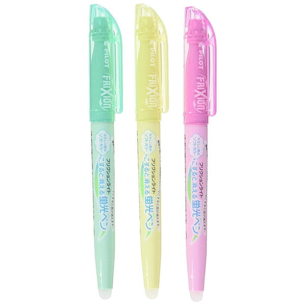 FriXion Light Soft Color Erasable Highlighter Set of 3 · Pilot