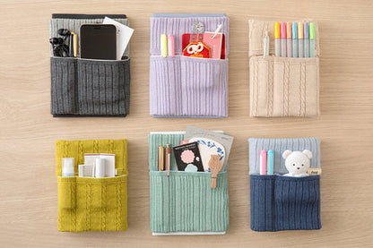 A6~B6 Knitted Techo Haramaki Book Band · Midori