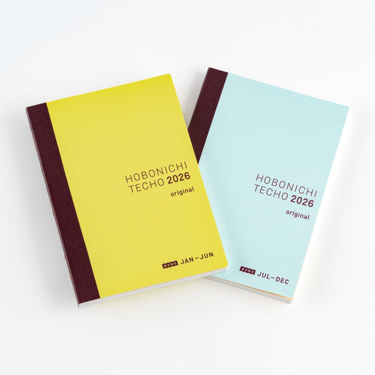 2026 Hobonichi Techo Japanese Original Avec Book《January Start | Japanese | 2-Book Set》