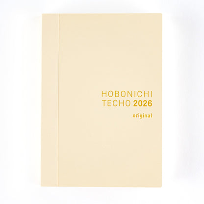 2026 Hobonichi Techo English Original Book《January Start | English | A6》