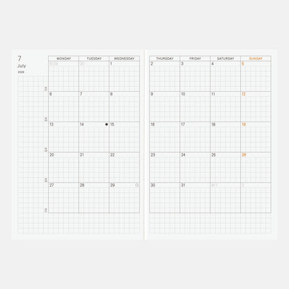 2026 Hobonichi Techo English Planner Book《January Start | English | A6》