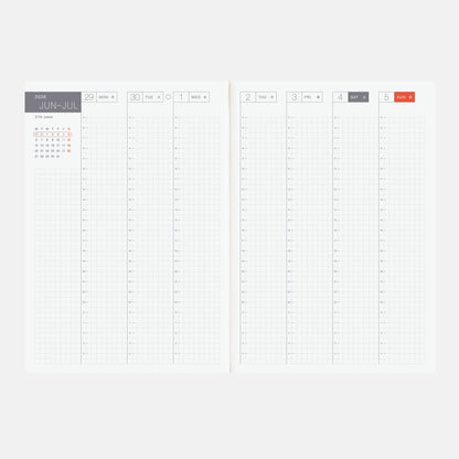 2026 Hobonichi Techo English Cousin Book《January Start | English | A5》