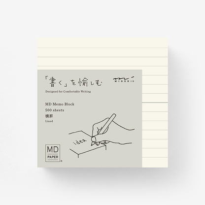 MD Block Lined Memo Pad