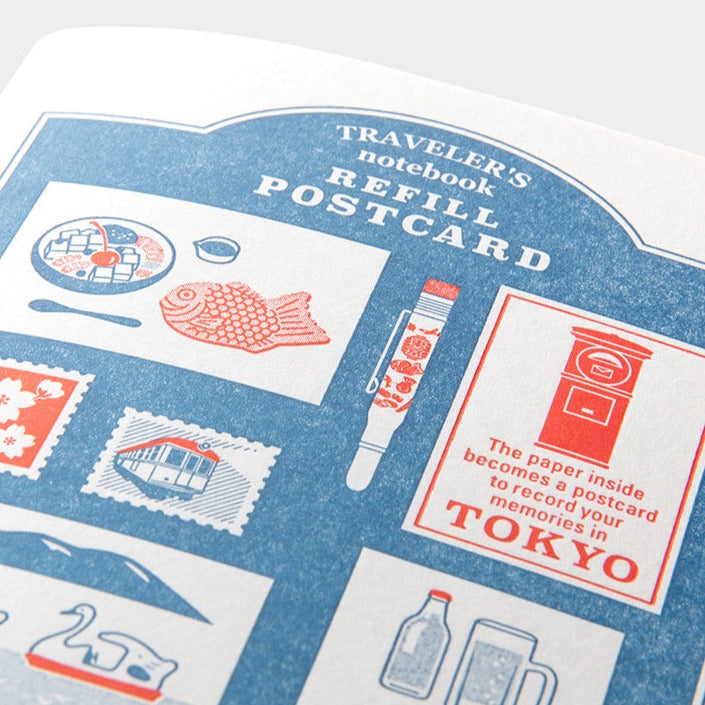 TRAVELER'S Notebook Tokyo Postcard Refill