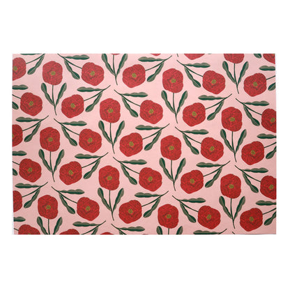 Pink Blooms Wrapping Paper · Regaro Papiro