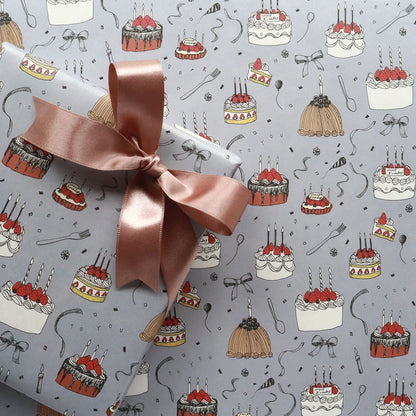 Happy Birthday Wrapping Paper · Regaro Papiro