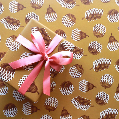 Wrapped Fruits Wrapping Paper · Regaro Papiro