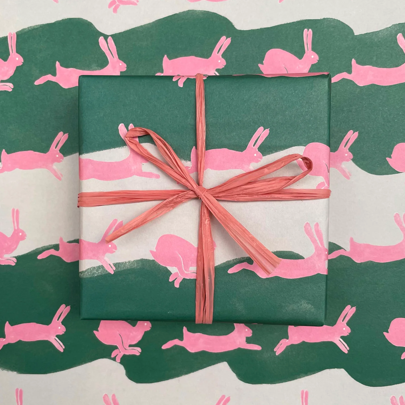 Running Wild Rabbit Wrapping Paper · Regaro Papiro