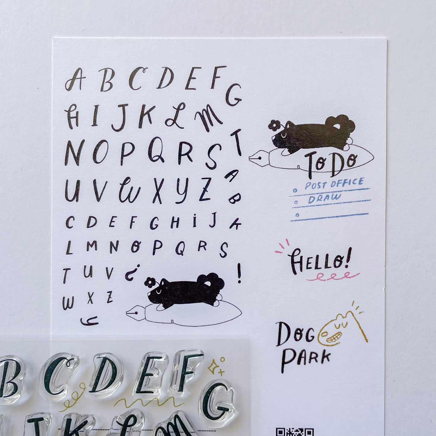 Alphabet Clear Stamps · Paper Plant Co x Sakuralala