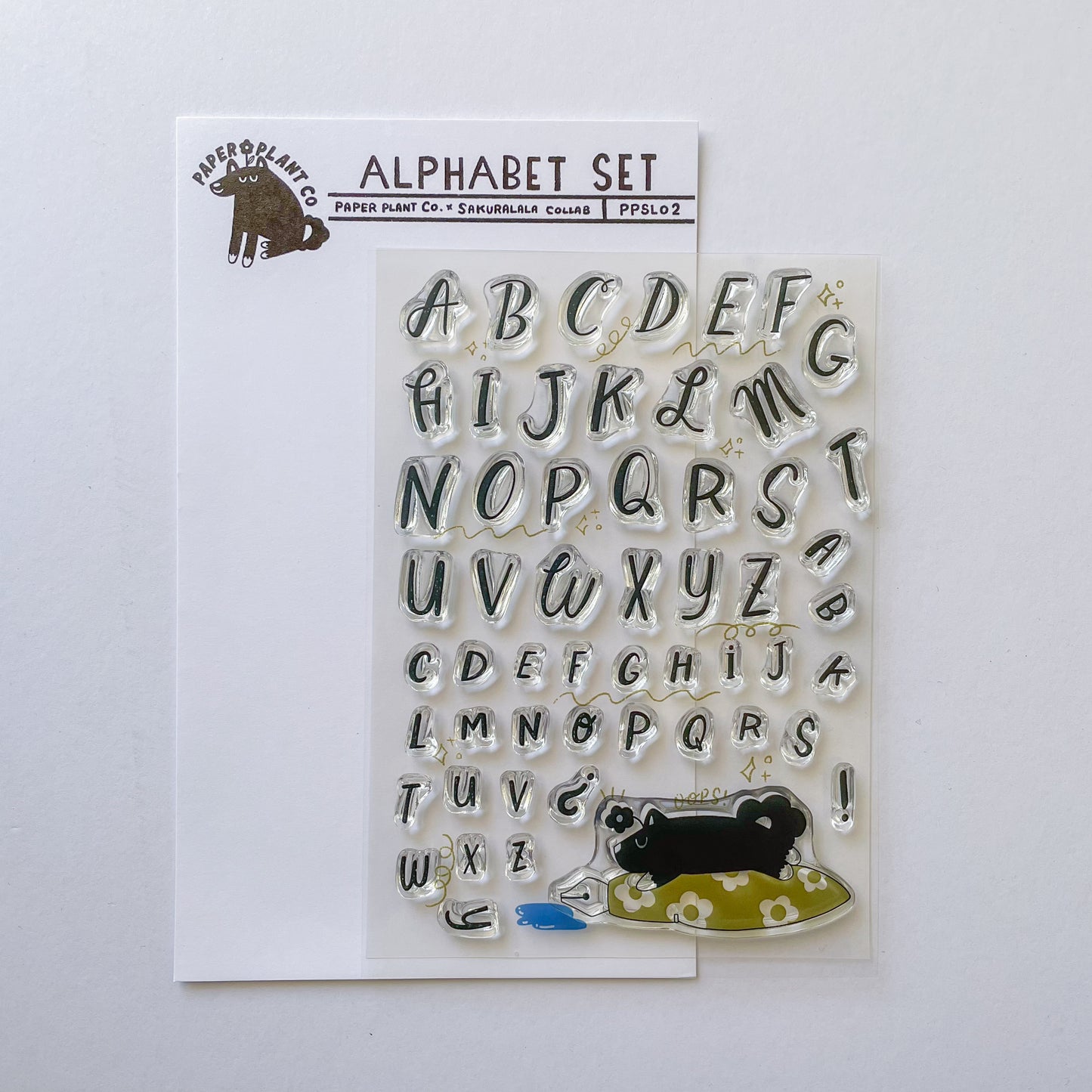 Alphabet Clear Stamps · Paper Plant Co x Sakuralala