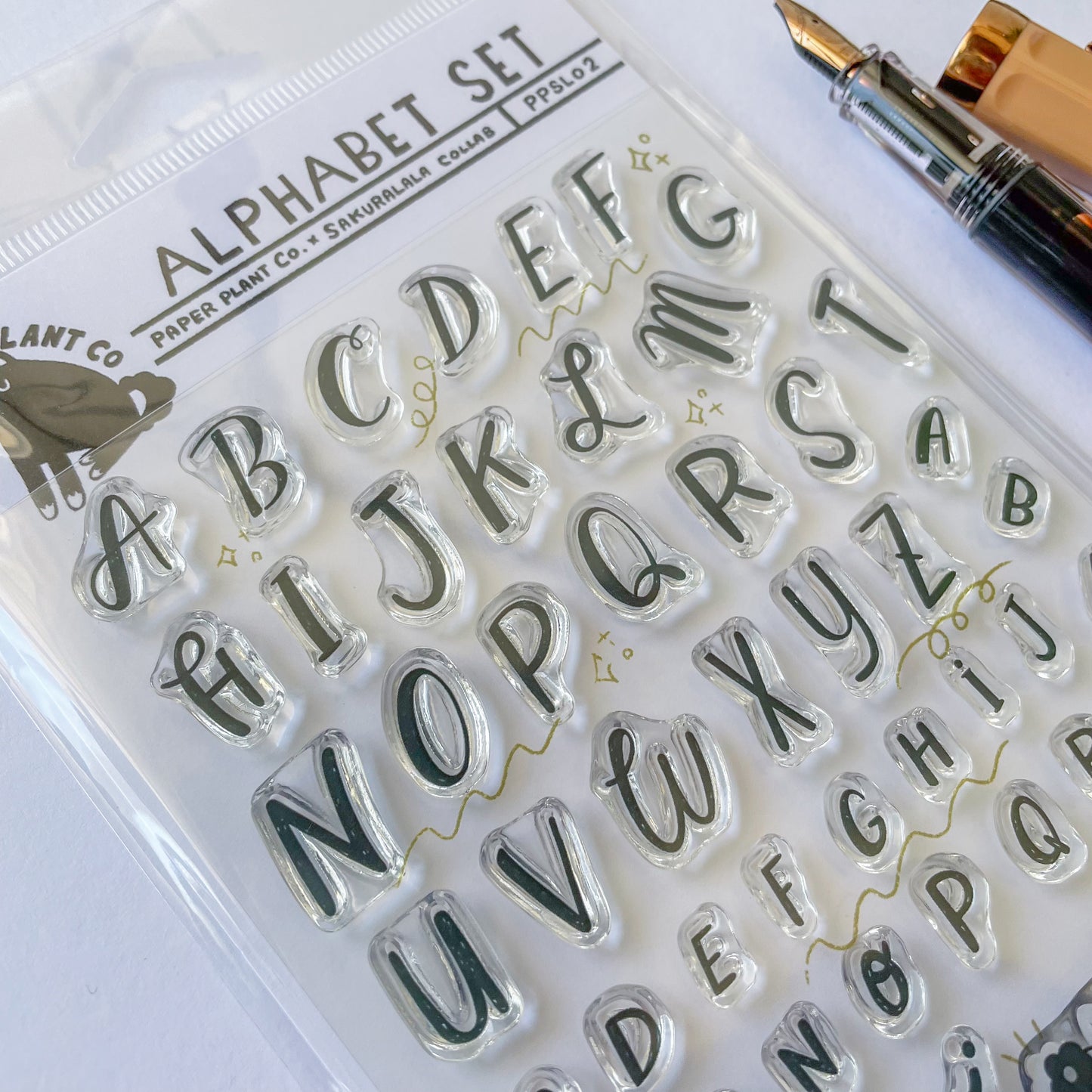 Alphabet Clear Stamps · Paper Plant Co x Sakuralala