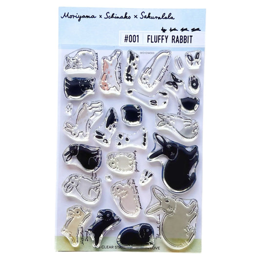 Moriyama x Schinako Fluffy Frames 001 Clear Stamps · Sakuralala