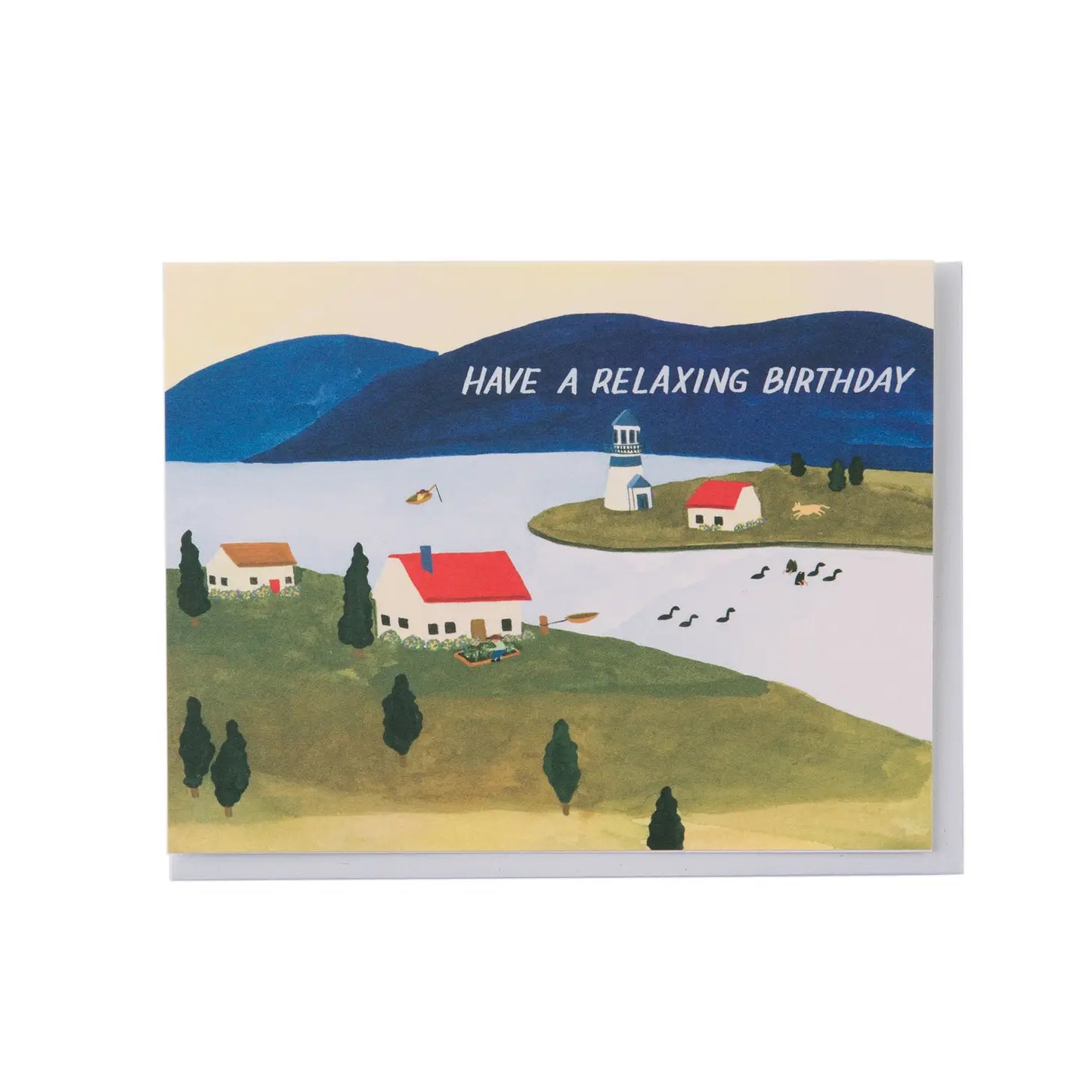 Seaside Town Greeting Card · Small Adventure
