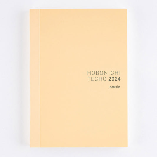 2024 Hobonichi Techo Japanese Cousin Book [A5 size/Daily/Jan start/Mon start]