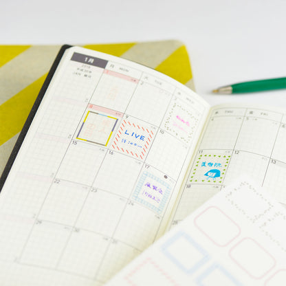 Hobonichi Frame Stickers