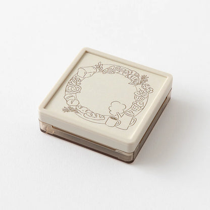 Bread Soft Color Pre-Inked Paintable Stamp · Midori