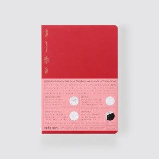 Stalogy 365 Days Notebook Lined A5 - Red