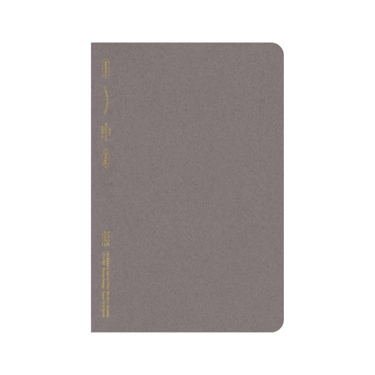 2025 Stalogy B6 Slim Gray Monthly Diary