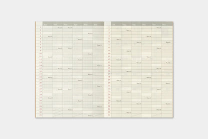 2027 TRAVELER'S Diary Monthly (Passport Size)