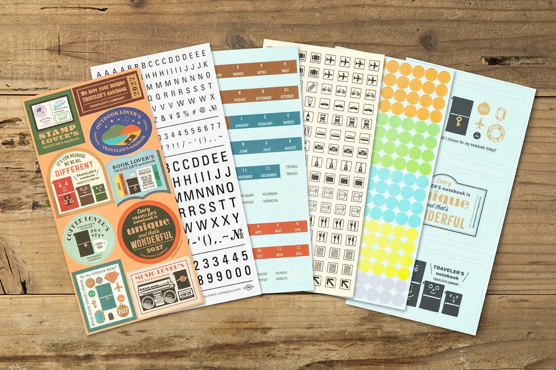 2027 TRAVELER'S Diary Sticker Set