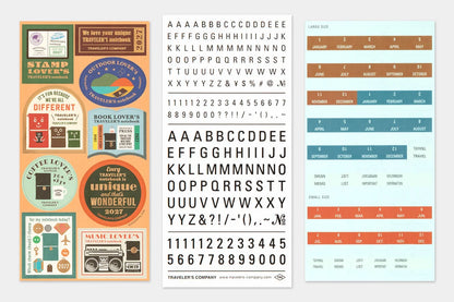 2027 TRAVELER'S Diary Sticker Set