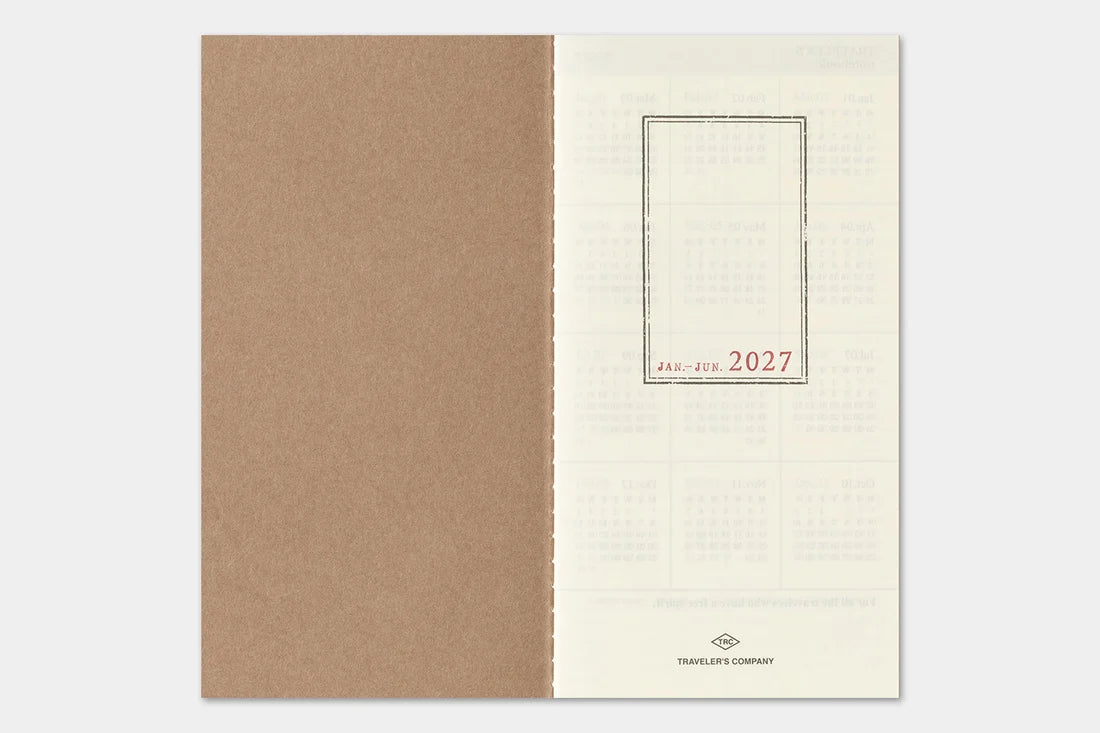 2027 TRAVELER'S Diary Weekly + Memo (Regular Size)