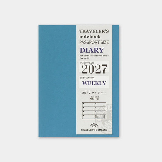 2027 TRAVELER'S Diary Weekly (Passport Size)