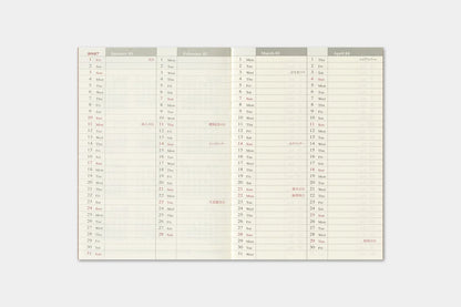 2027 TRAVELER'S Diary Weekly (Passport Size)