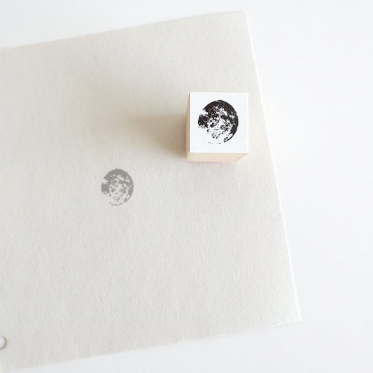 Tsuki 1 Rubber Stamp · Yohaku