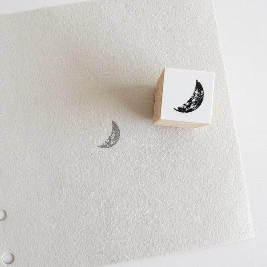 Tsuki 2 Rubber Stamp · Yohaku