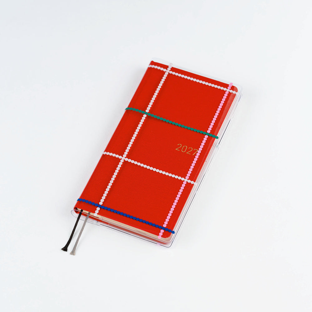 Hobonichi Yoshie Watanabe Dotted Plaid Weeks Clear Cover《Weeks Clear Cover》