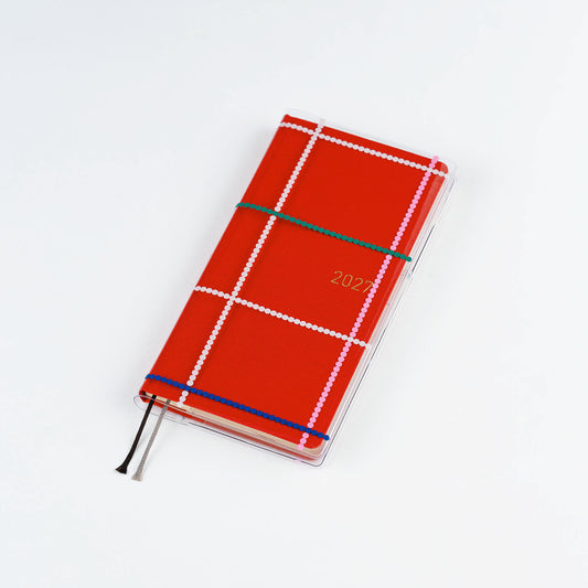 Hobonichi Yoshie Watanabe Dotted Plaid Weeks Clear Cover《Weeks Clear Cover》