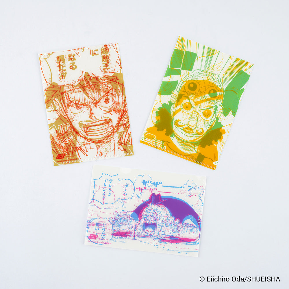 ONE PIECE magazine: Hobonichi Clear Folder Set of 3 for A6 Size (One Piece) · Hobonichi