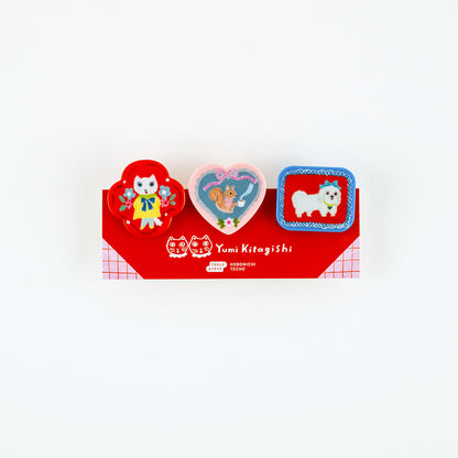 Yumi Kitagishi Clips (Set of 3) · Hobonichi