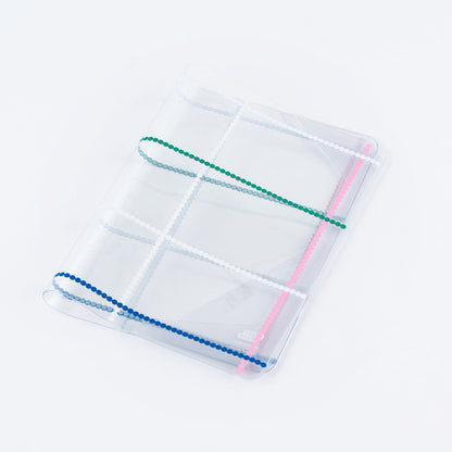 Hobonichi Yoshie Watanabe Dotted Plaid Clear Cover《A5 Fabric Cover on Cover》