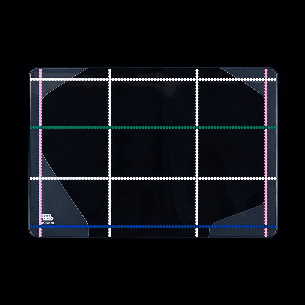 Hobonichi Yoshie Watanabe Dotted Plaid Clear Cover《A5 Fabric Cover on Cover》