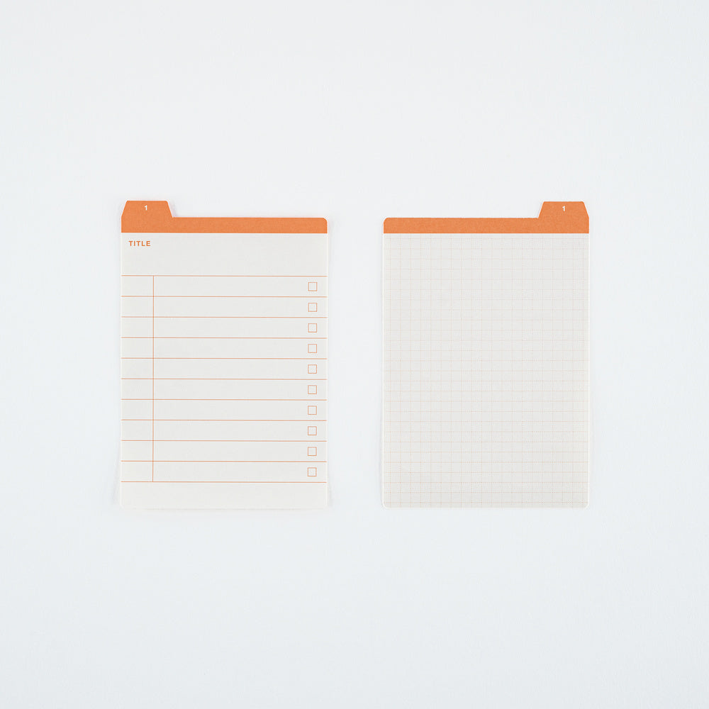 TSUKI no IRO: 12 Month Index Pockets · Hobonichi