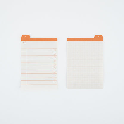 TSUKI no IRO: 12 Month Index Pockets · Hobonichi