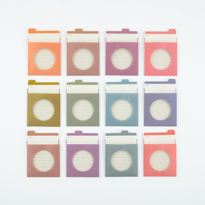 TSUKI no IRO: 12 Month Index Pockets · Hobonichi